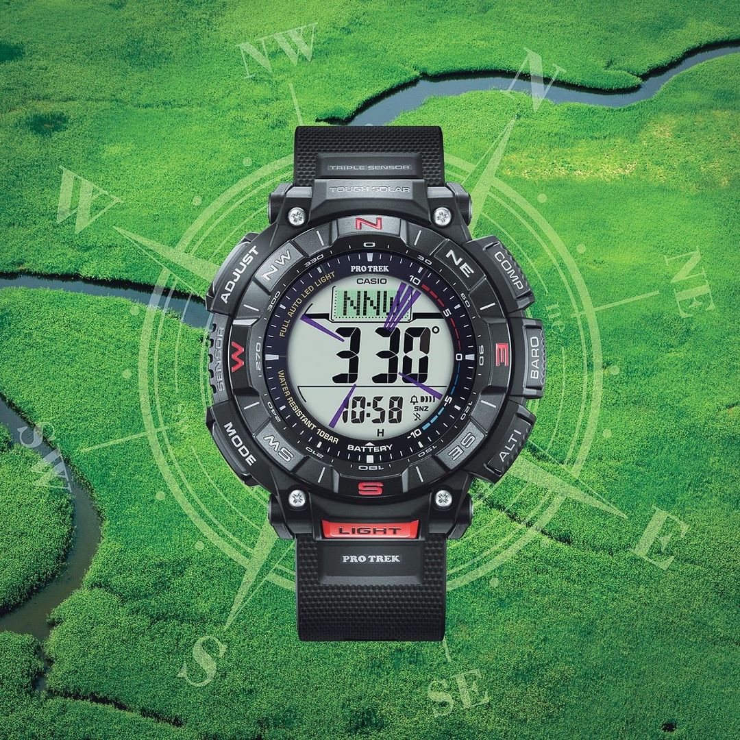 ProTrek PRG-340-1ER zegarek ProTrek z funkcjami wyprawowymi