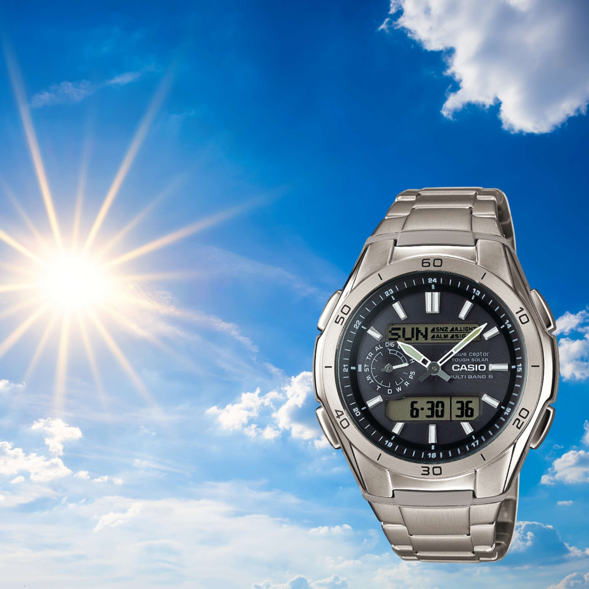 Zegarek z mechanizmem solarnym Casio 5110