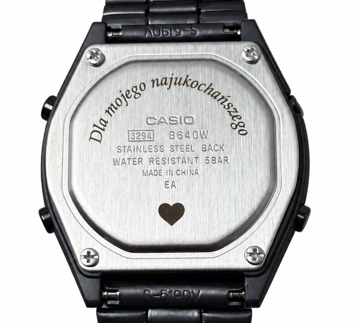 Casio B640WB-1BEF-POWYSTAWOWY zegarek męski Vintage
