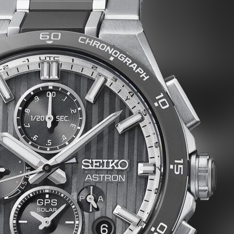 Ceramiczny bezel zegarka Seiko Astron GPS Solar HAB007J1