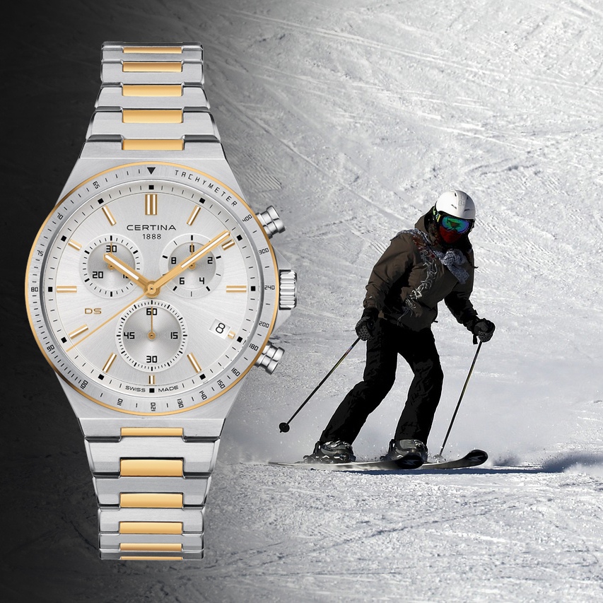 wielofunkcyjny zegarek certina C043.417.22.031.00 ds-7 chronograph