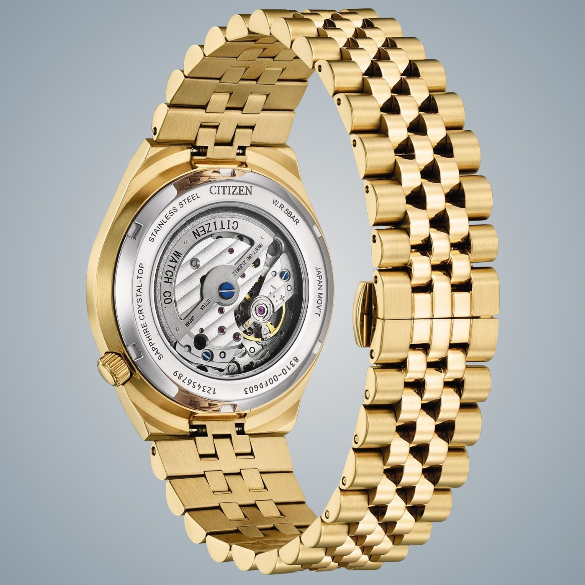 Bransoleta ze stali szlachetnej w zegarku Citizen Tsuyosa 60 Automatic NK0023-57L