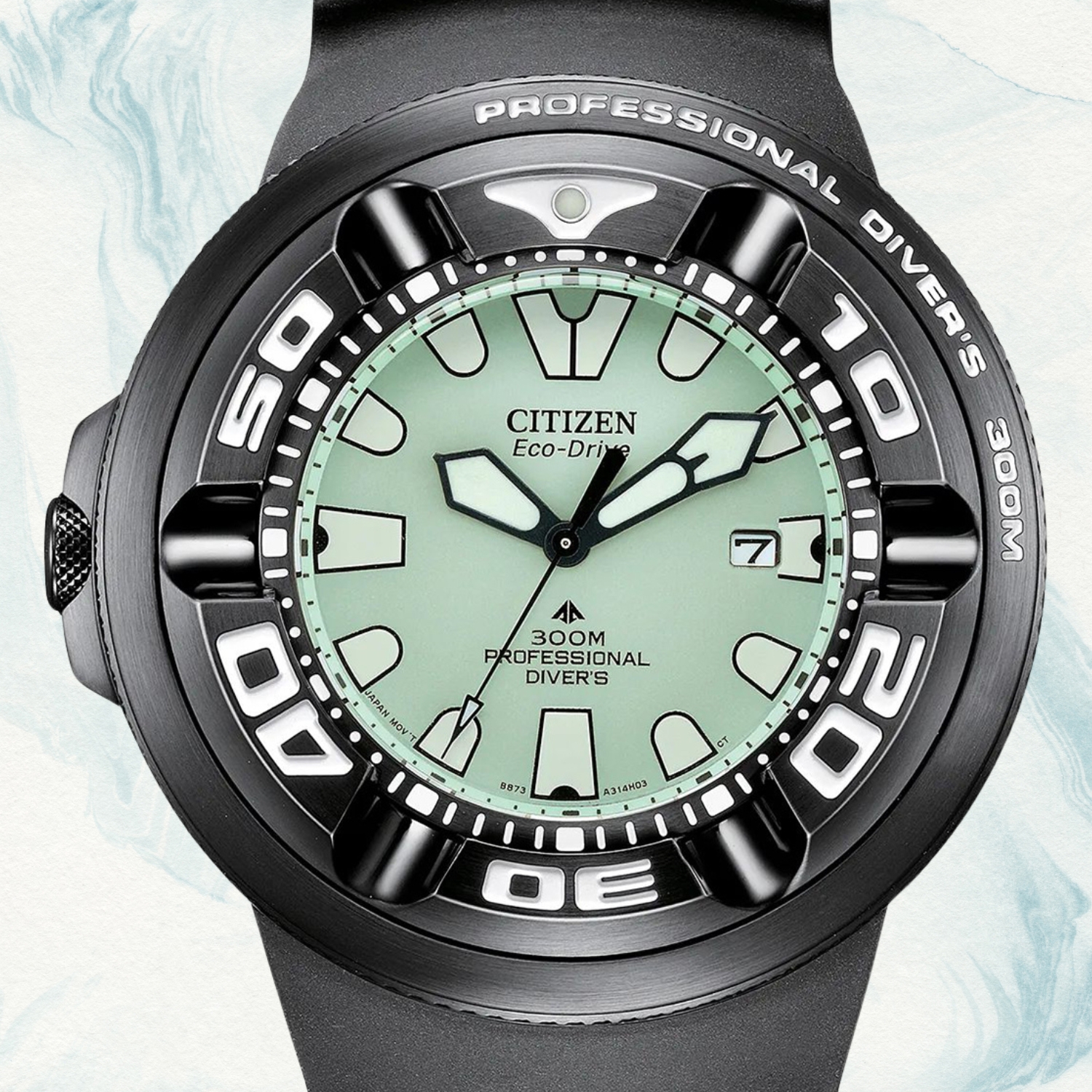 Koperta w zegarku Citizen PROMASTER ECO-DRIVE 300M BJ8055-04X 