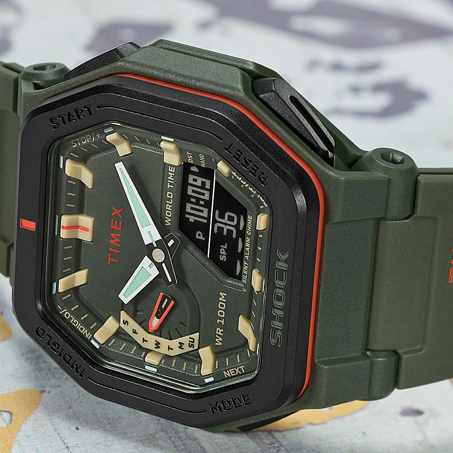 Command Encounter Timex w zielonym kolorze