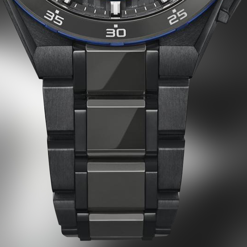Czarna bransoleta Seiko Astron GPS Solar HAB008J1