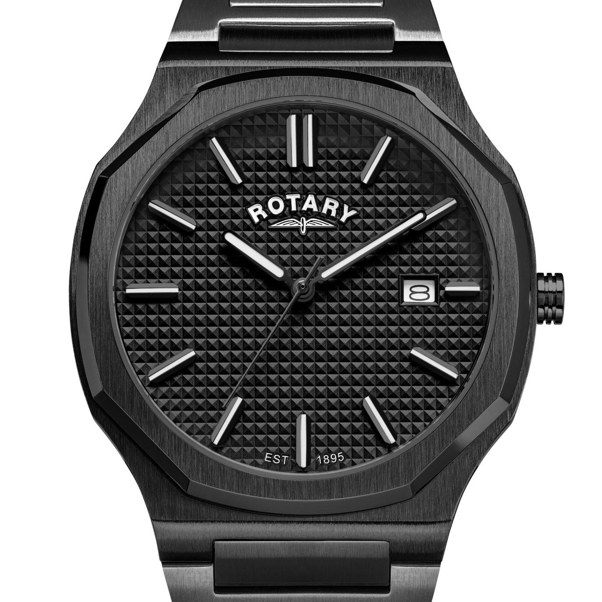 Czarna koperta PVD zegarka Rotary RGB10020/04
