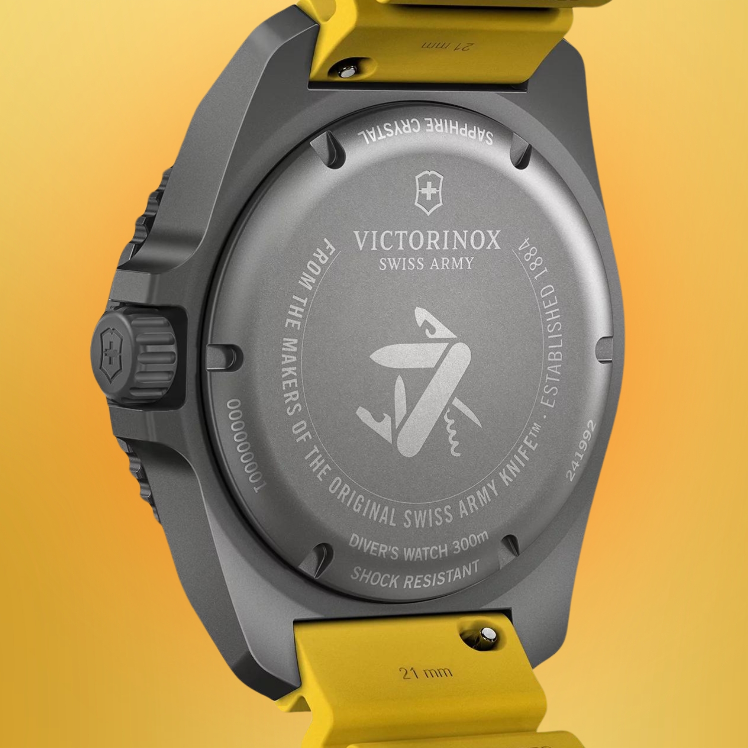 Dekiel w zegarku 241992 Victorinox Dive Pro Quartz Titanium