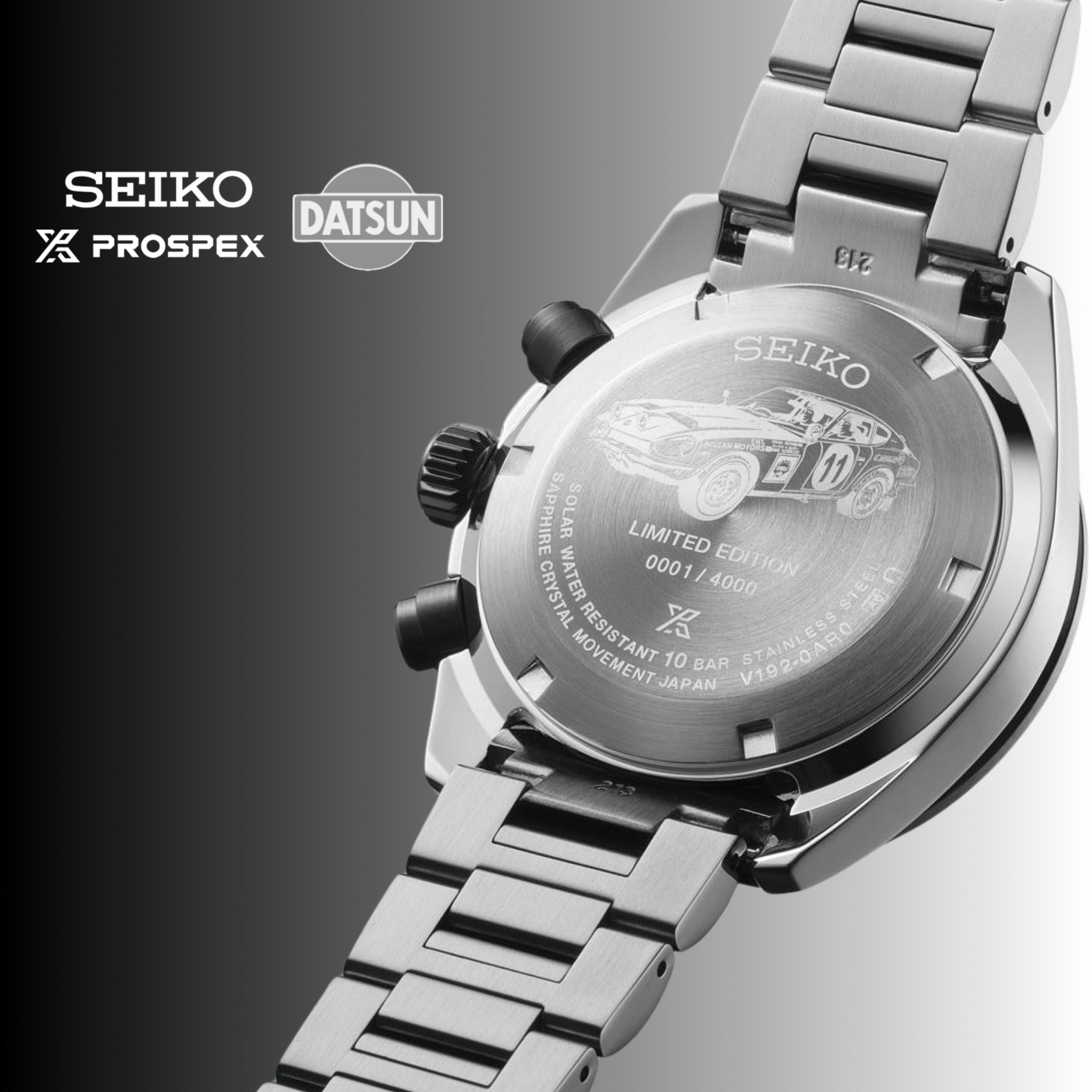 Dekiel Zegarka Seiko Prospex Speedtimer Solar Chronograph Datsun 240Z