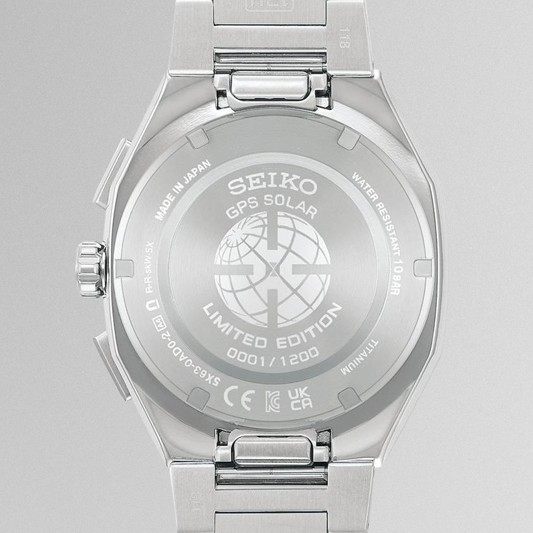 Dekiel zegarka Seiko Astron GPS Solar Dual-Time Chronograph