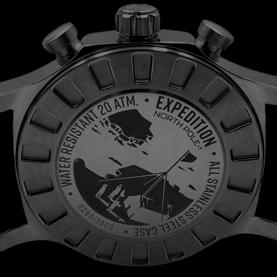 Dekiel zegarka Vostok Europe Expedition North Pole 1 Automatic 43mm YN55-592C556 