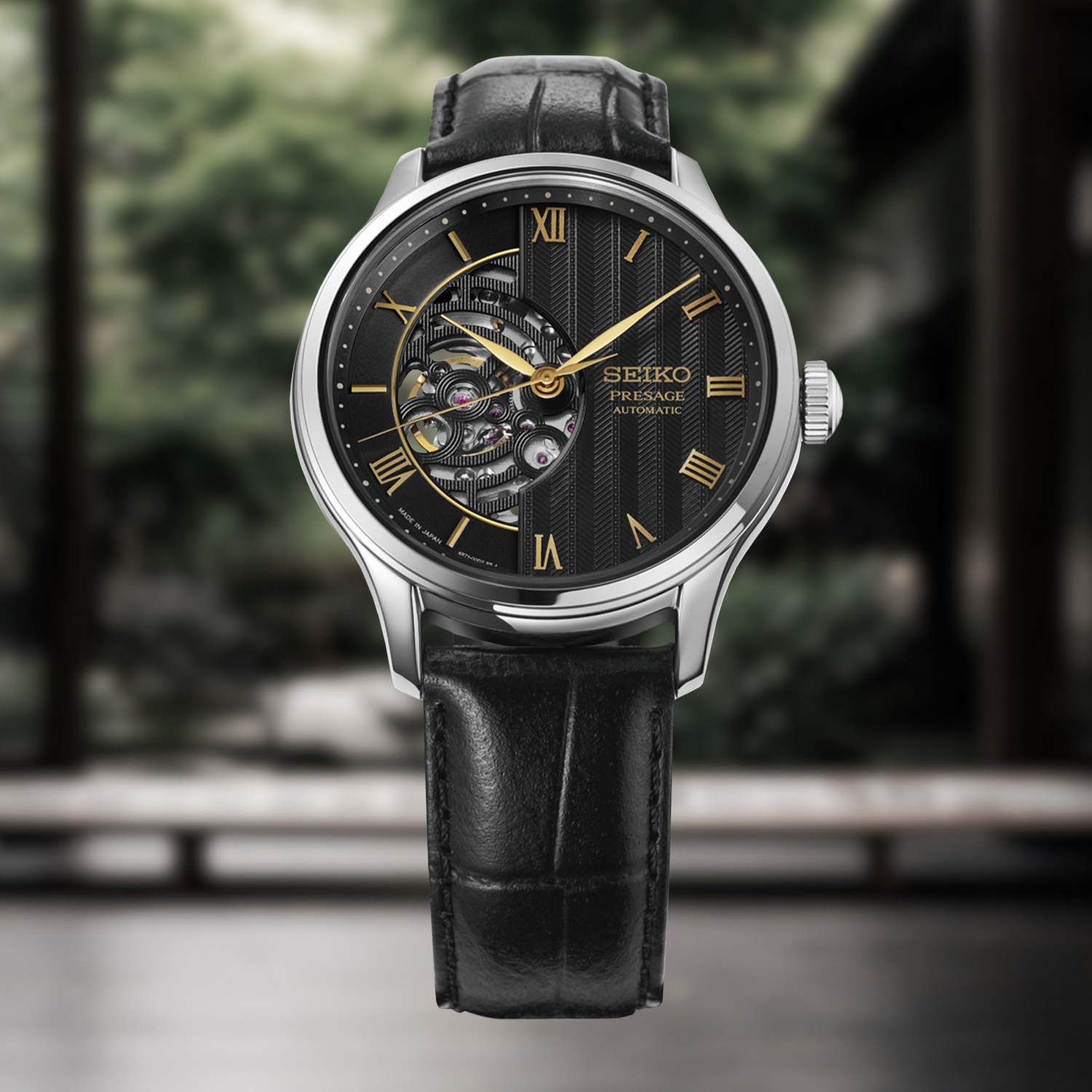 Elegancki zegarek Seiko Presage Japanese Garden HCB008J1