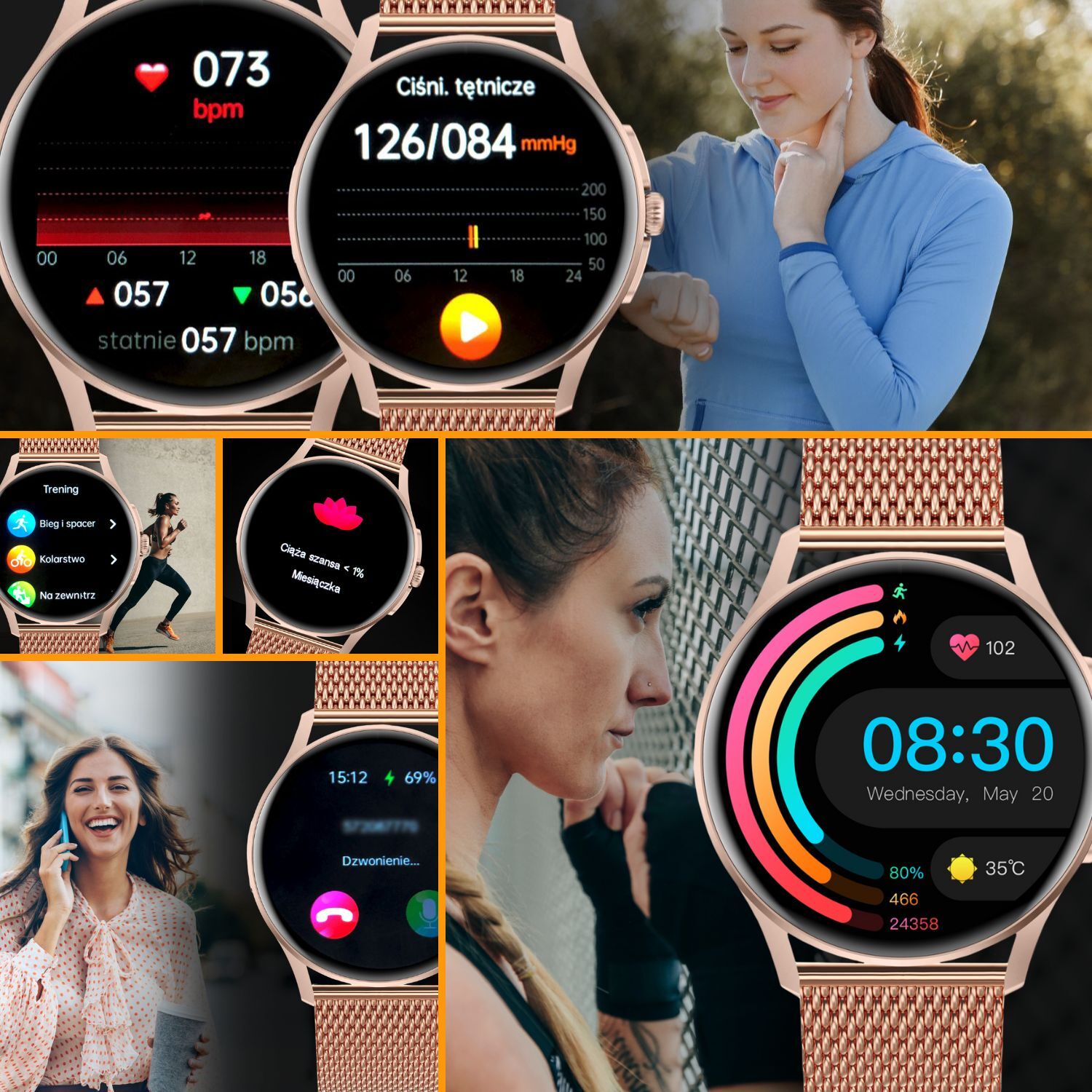 Smartwatch damski Enter Candice