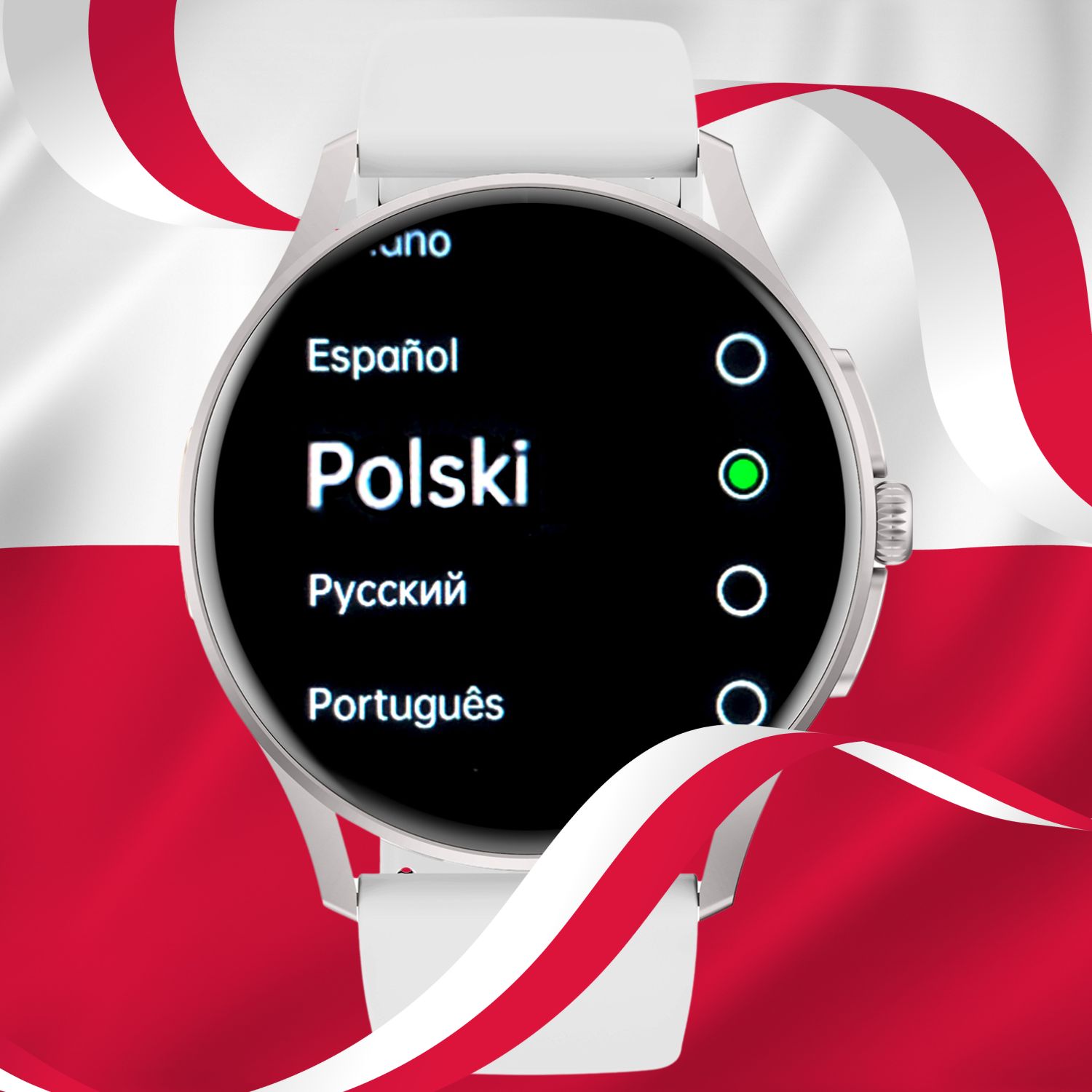 Język polski w damskim smartwatchu Enter Candice