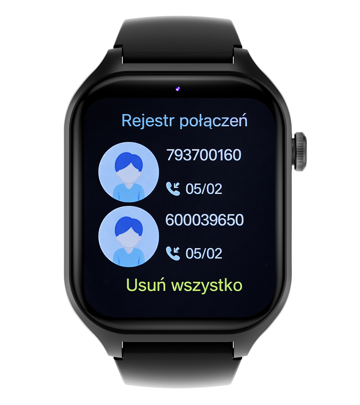 Enter SafeSteps - Rejestr połączeń