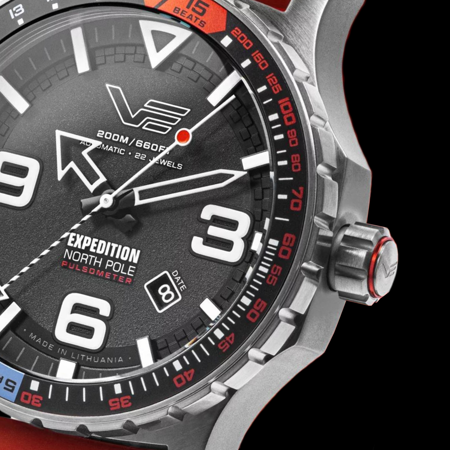 trwała koperta Vostok Europe Expedition North Pole Pulsometer YN55-597A729 