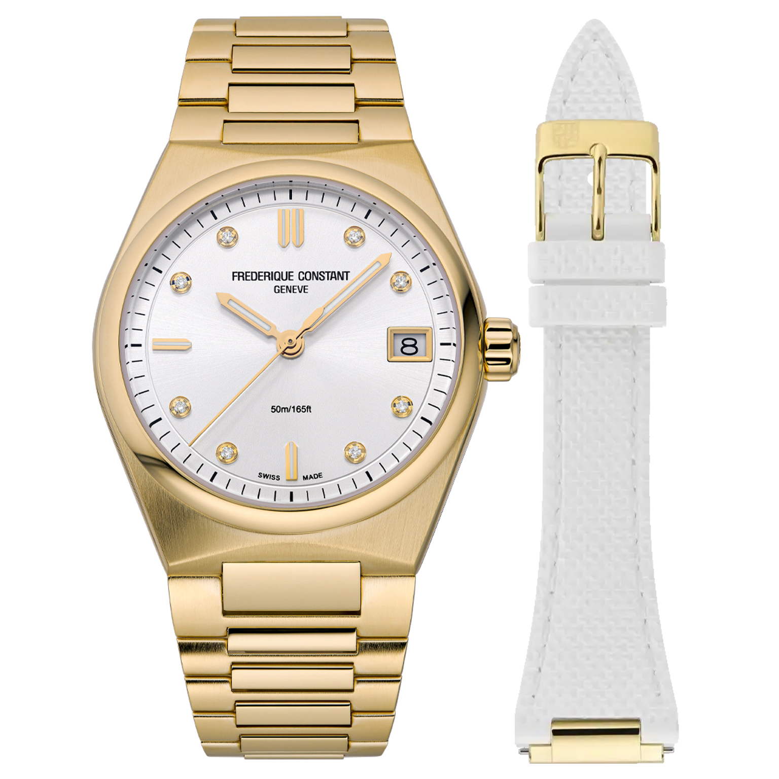 Zegarek Frederique Constant HIGHLIFE LADIES QUARTZ z dodatkowym paskiem