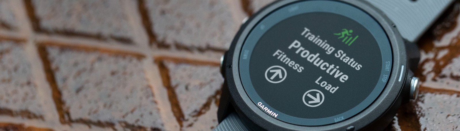 Zegarek Garmin Forerunner 245 Slate Gray, idealny do biegania, z funkcjami monitorowania aktywności.
