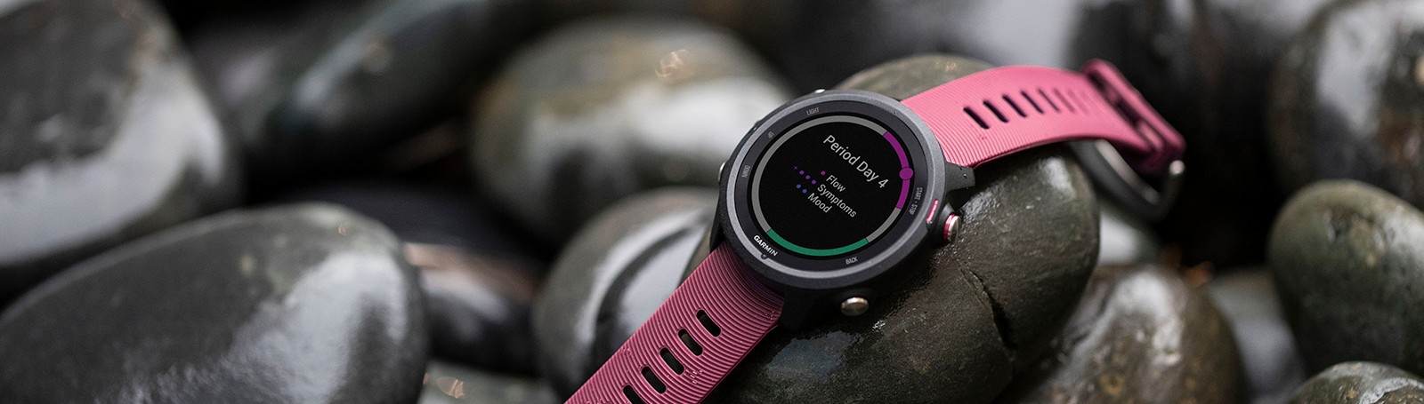Zegarek Garmin Forerunner 245 w kolorze Slate Gray, idealny do biegania i monitorowania aktywności.