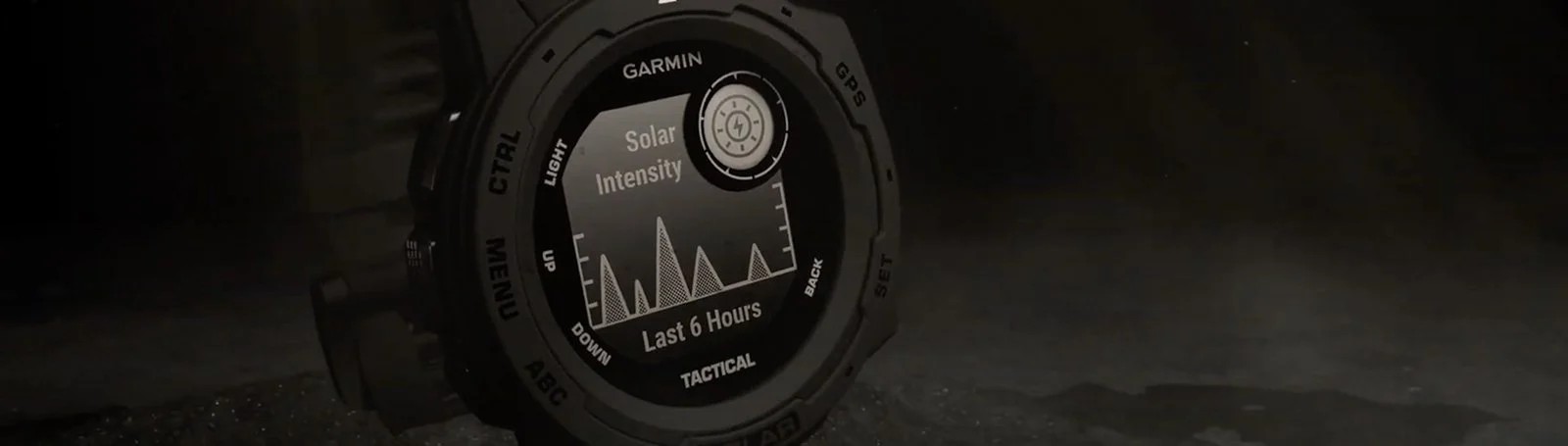 Zegarek Garmin Instinct SOLAR Tactical Edition Black, idealny dla miłośników outdooru i sportów ekstremalnych.