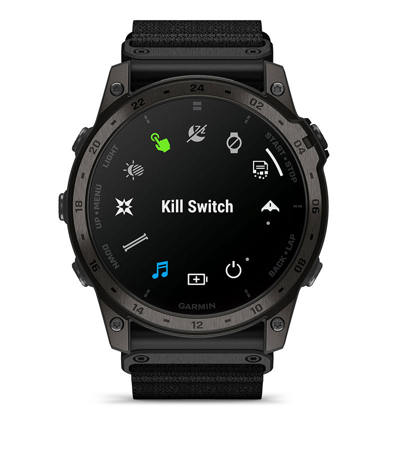 Garmin Tactix 7 AMOLED Przycisk wymazywania danych