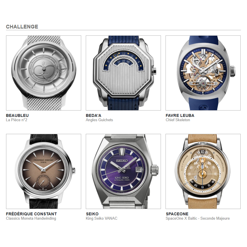 Grand Prix d Horlogerie de Geneve Challenge