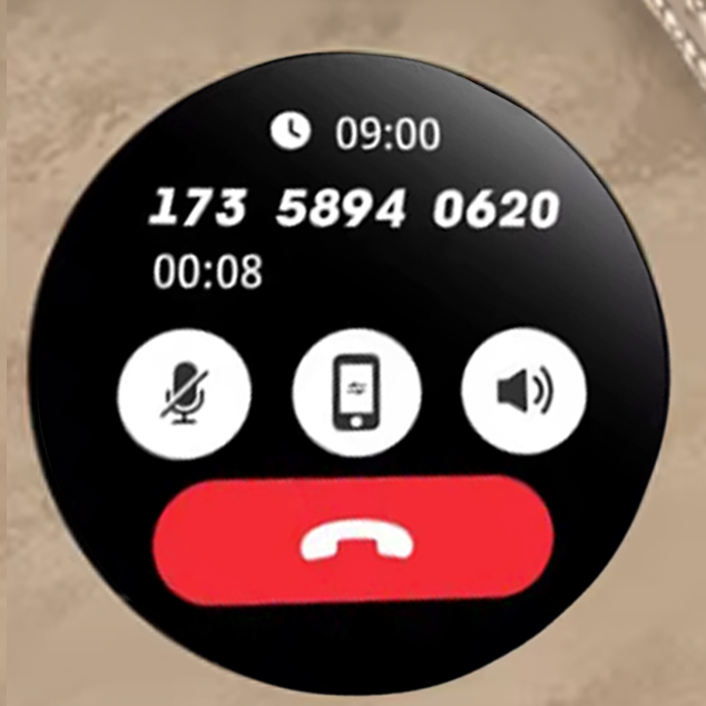 Interfejs połączenia w smartwatchu Hagen
