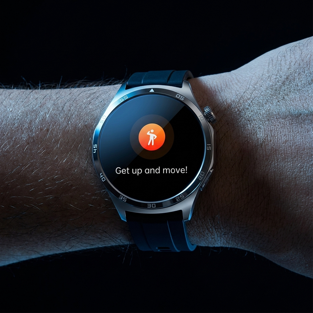 Smartwatch Hagen HB27 w trybie sportowym z funckją śledzenia ruchu i danych