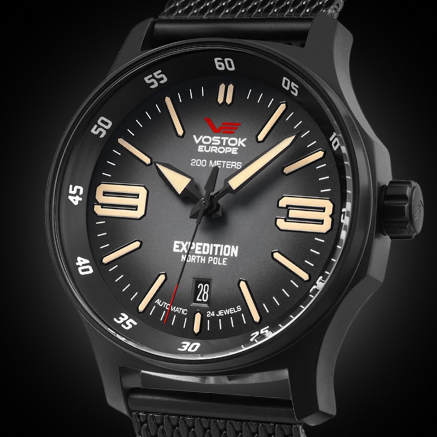 Koperta zegarka Vostok Europe Expedition North Pole 1 Automatic 43mm YN55-592C554