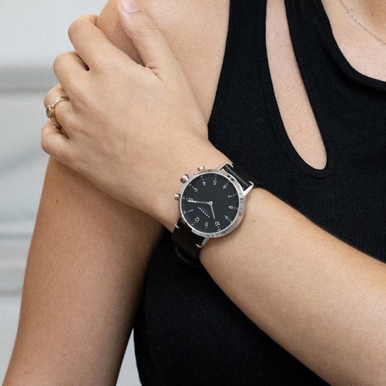 Kronaby S0715-1 smartwatch srebrny fashion/modowy Sekel bransoleta