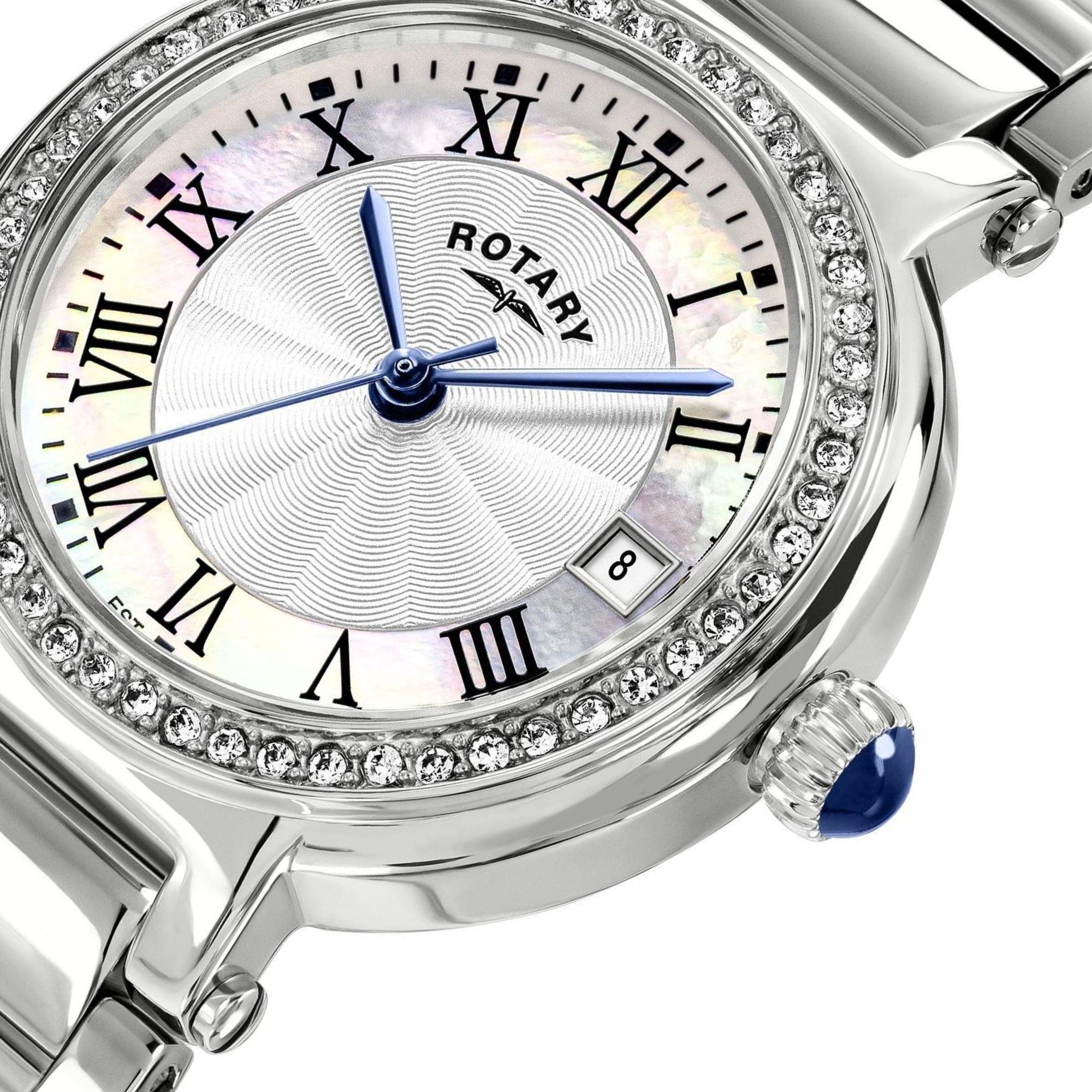Kryształkowy bezel zegarka Rotary RLB10007/07
