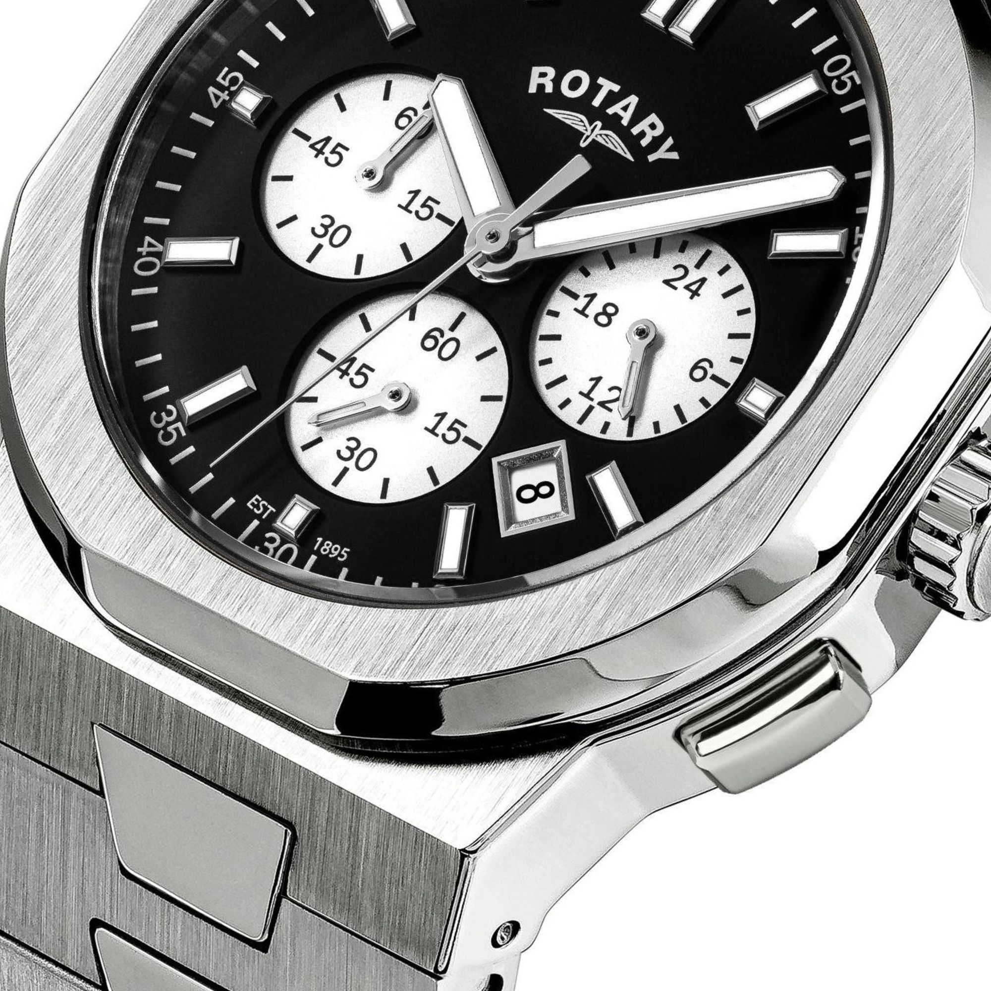 Liczniki chronografu zegarka Rotary GB05450/65