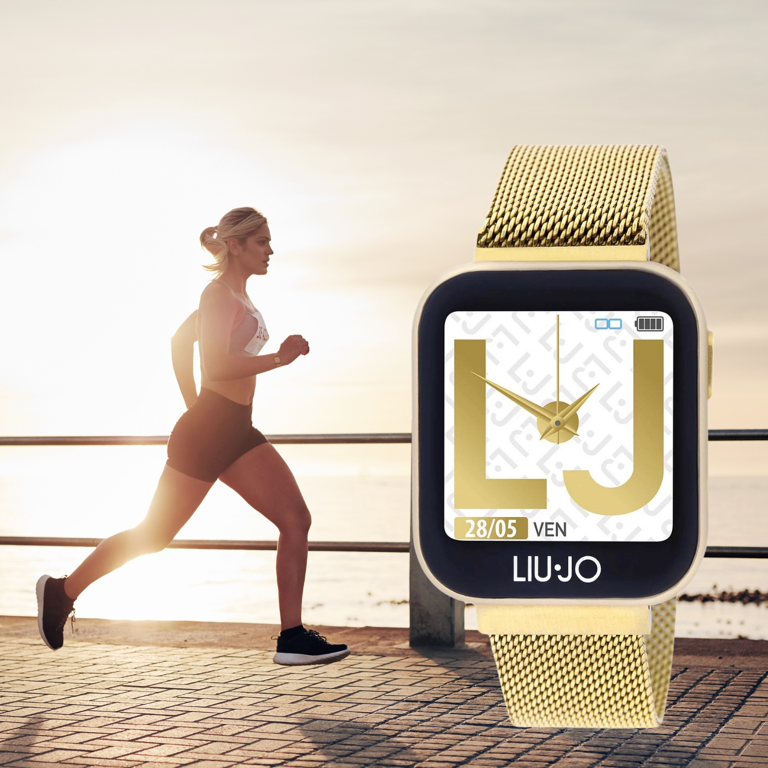Zegarek LIU JO Smartwatch Mesh SWLJ004