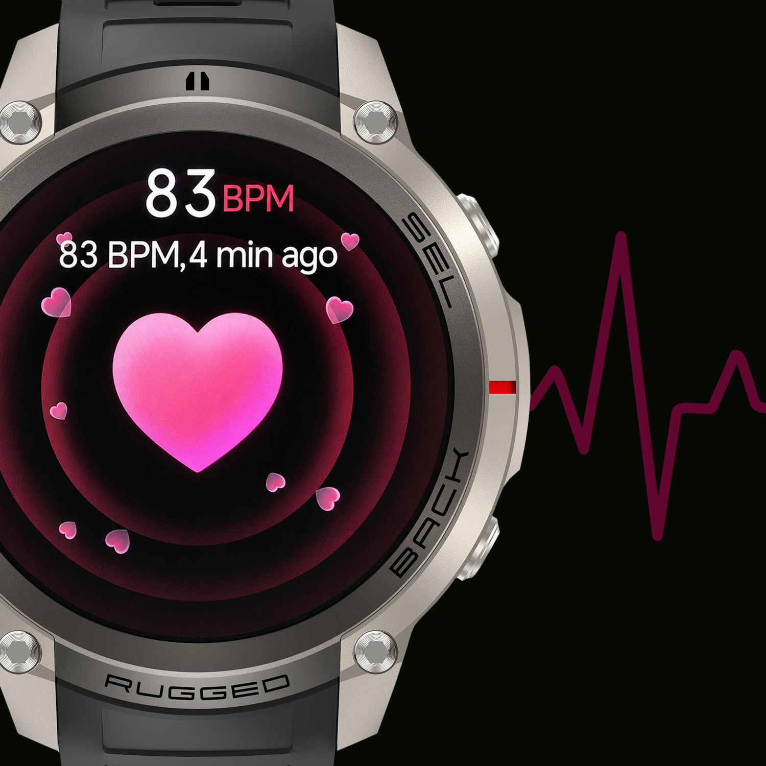 Monitor pulsu Smartwatch Enter Rugged
