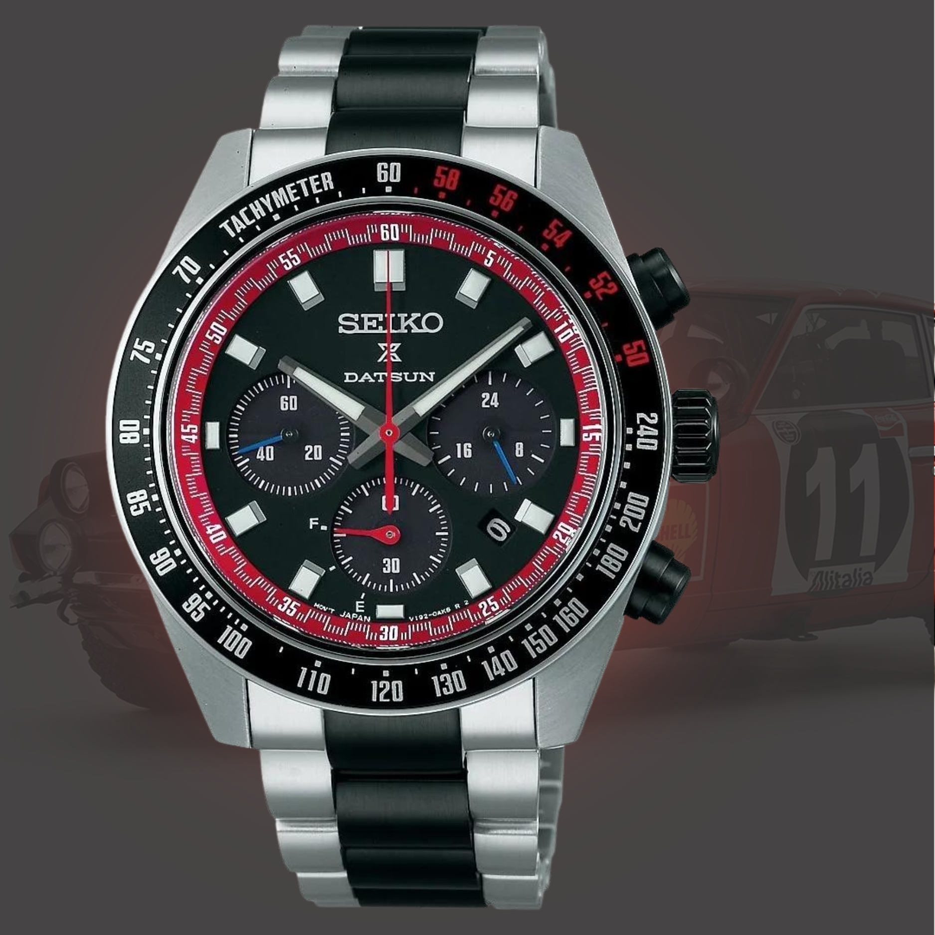 Nowy limitowany zegarek od Seiko Prospex Speedtimer Solar Chronograph Datsun 240Z SSC967P1