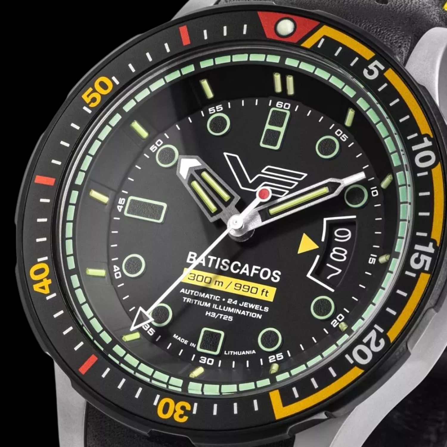 Tarcza zegarka Vostok Europe Batiscafos Automatic NH35A-511E767