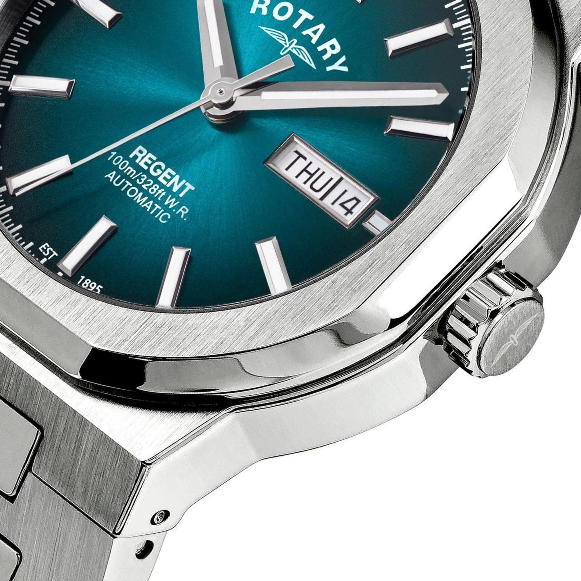 Okno day-date zegarka Rotary Regent GB05490/73