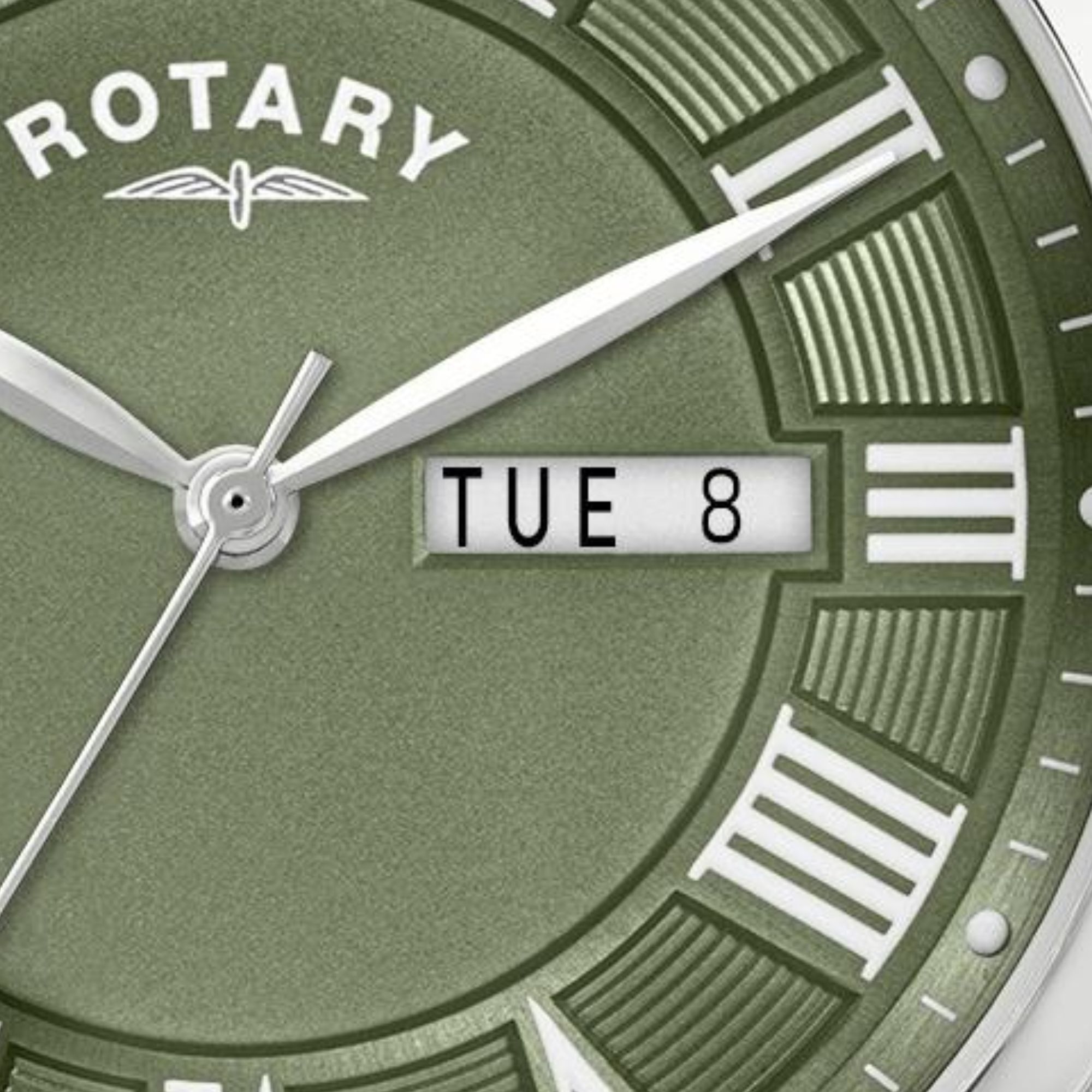 Okno day-date zegarka Rotary RGB10023/24