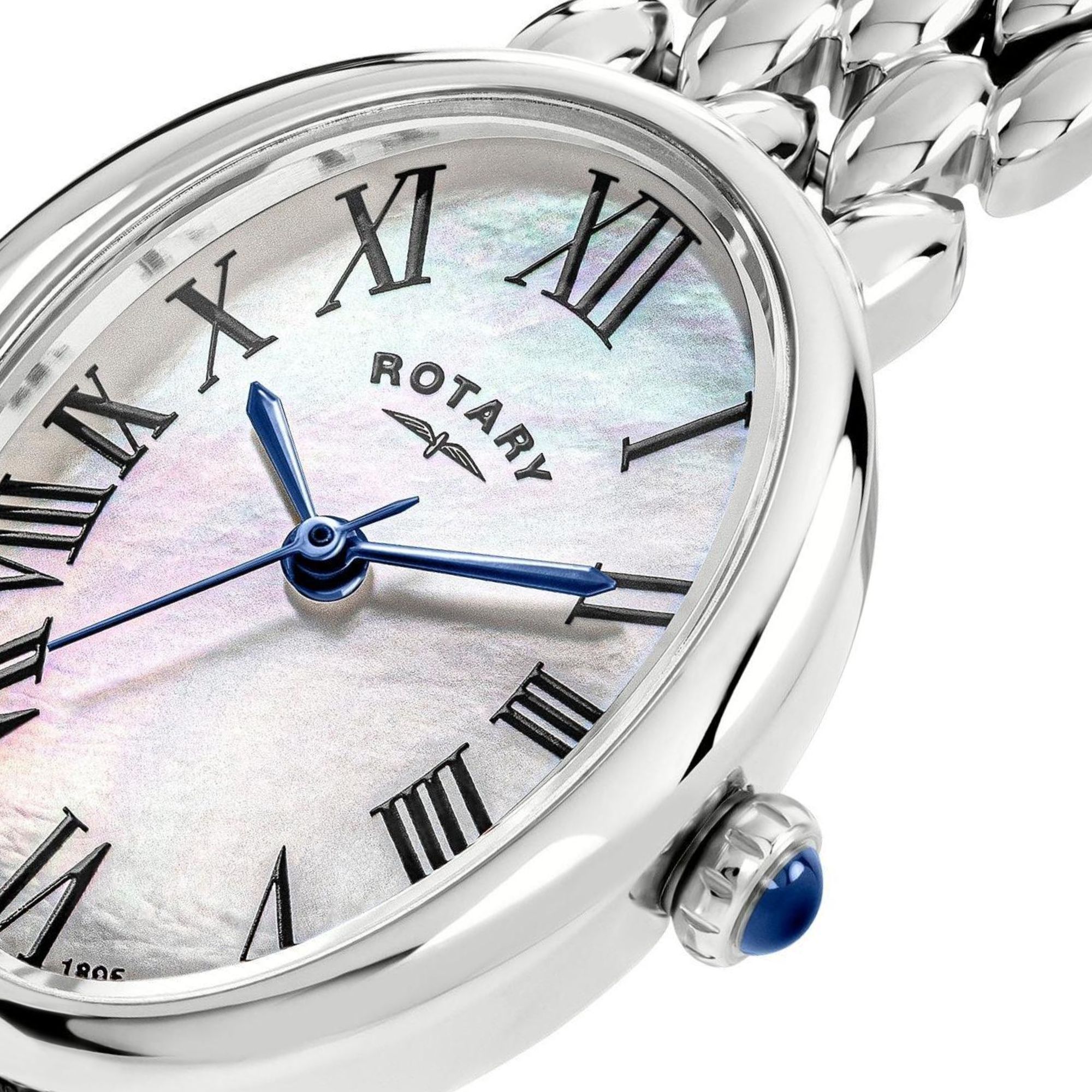 Owalna stalowa koperta 23 mm zegarka Rotary Heritage Astoria RLB10023/07