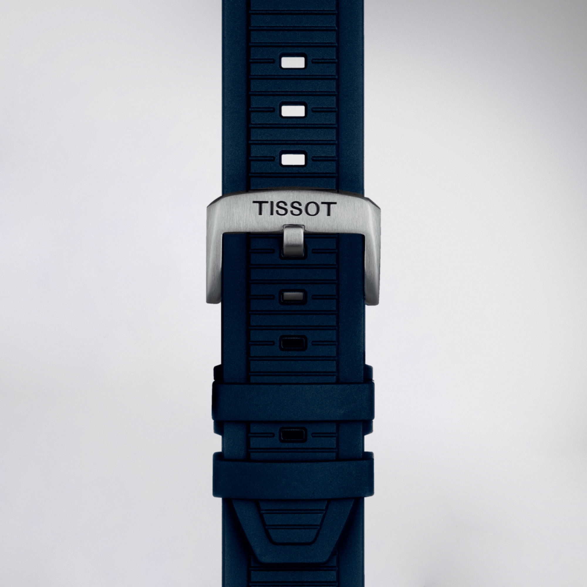 Silikonowy pasek w niebieskim kolorze w zegarku Tissot T141.417.17.047.00 T-Race MotoGP Chronograph Quartz 2024 Limited Edition 