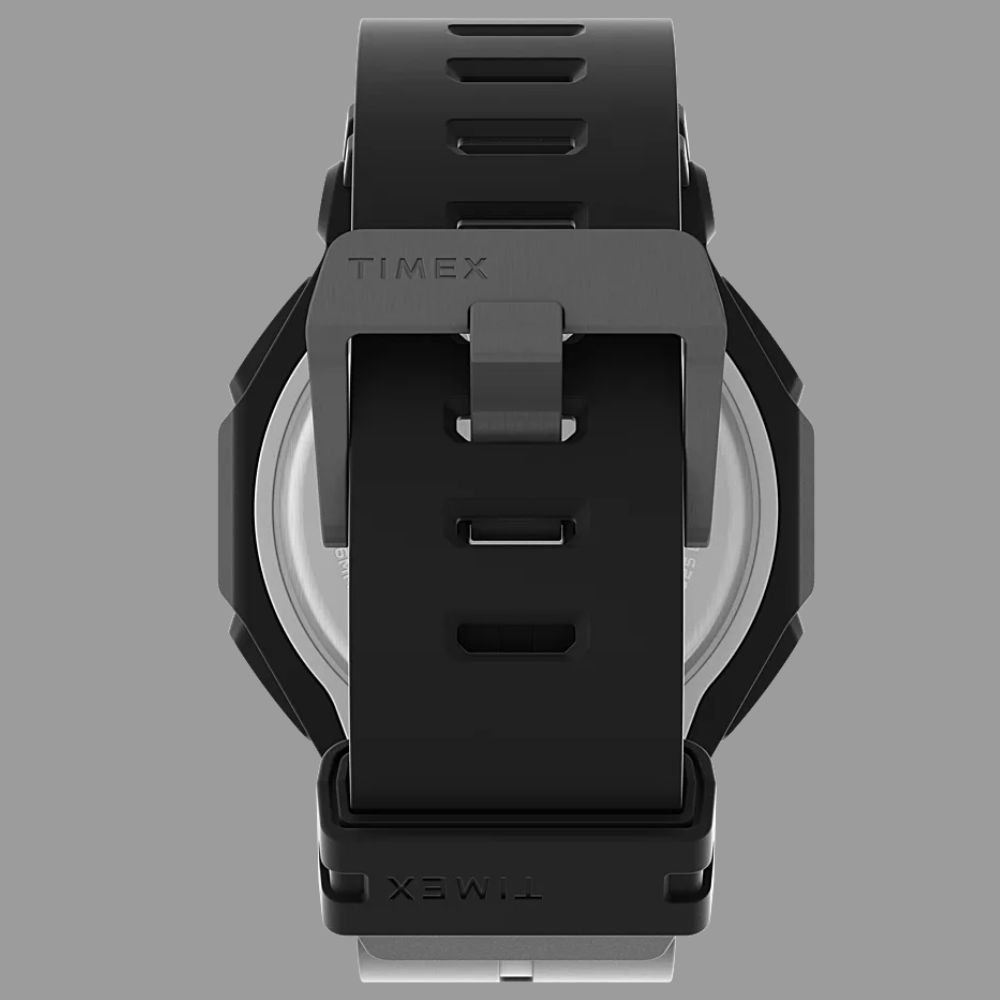 Timex Command Encounter pasek z tworzywa sztucznego w czarnym kolorze