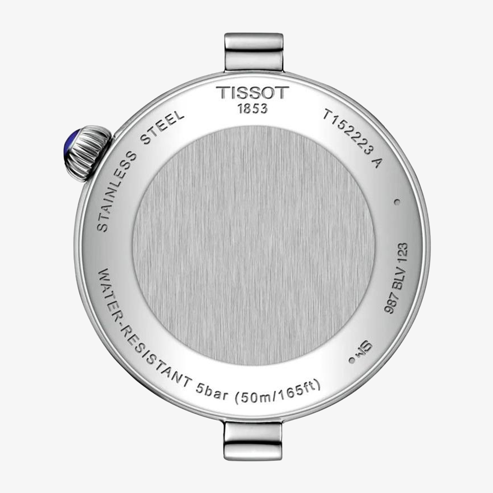 Pełny dekiel z miejscem na grawer w zegarku Tissot Desir