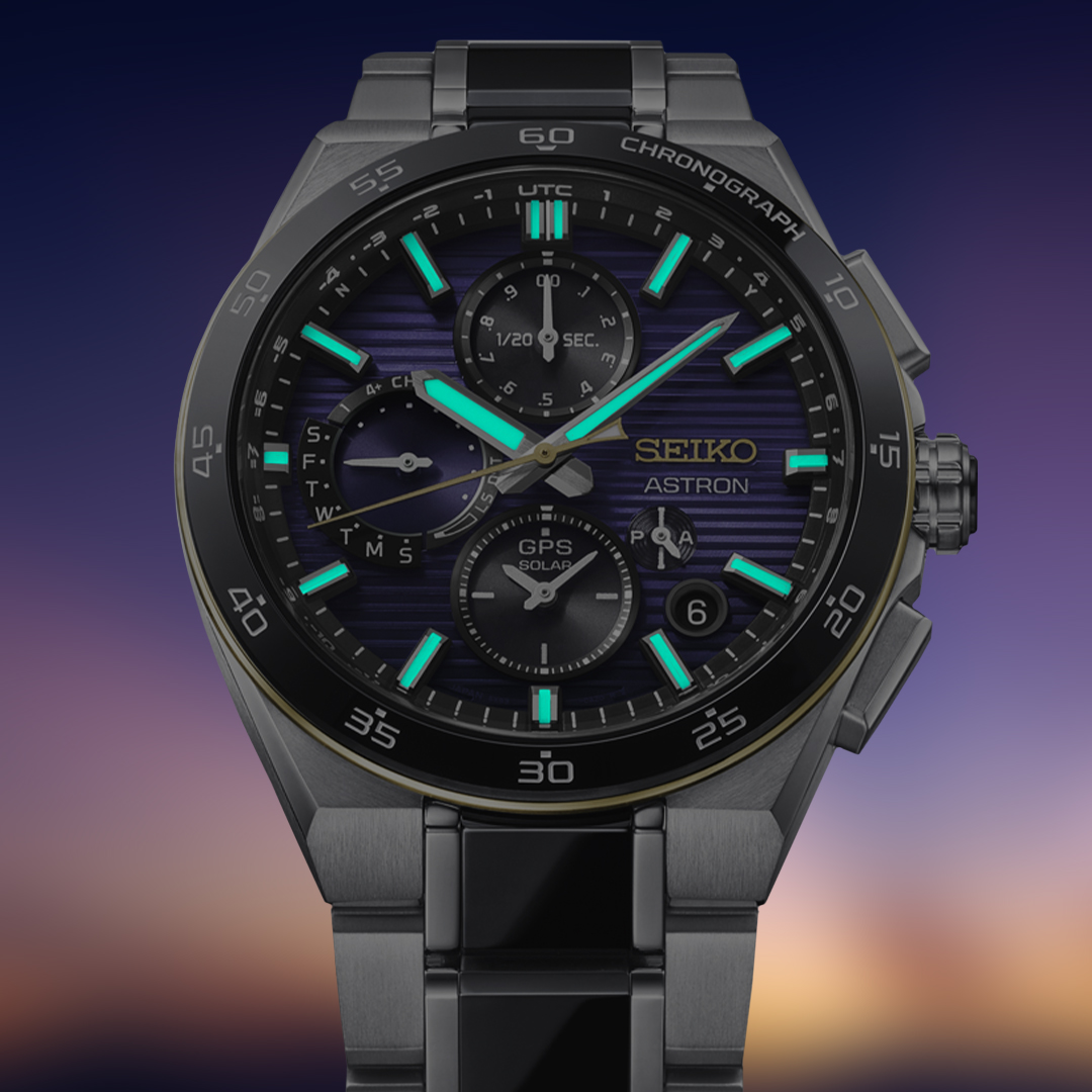 Podświetlenie tarczy zegarka Seiko Astron Seiko 145th Anniversary Limited Edition