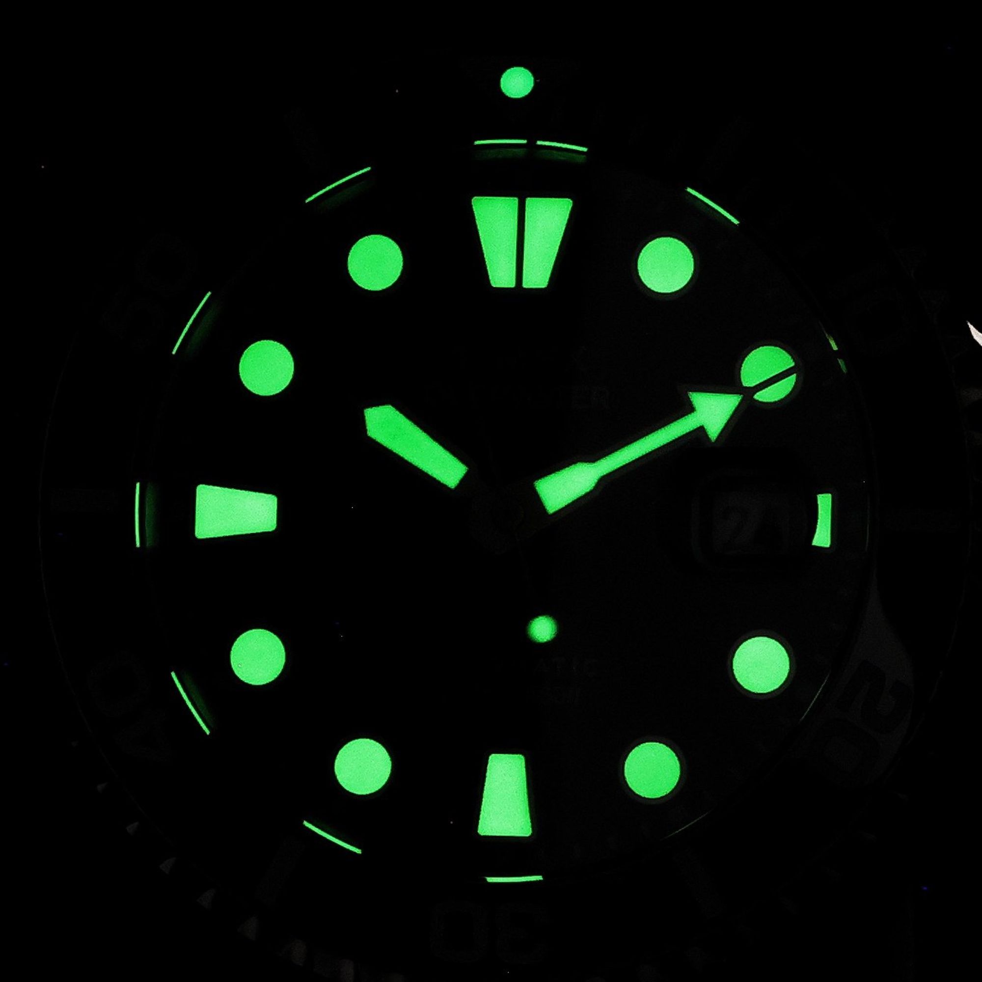 Podświetlenie zegarka Timex Deepwater Meridian 200 Automatic 