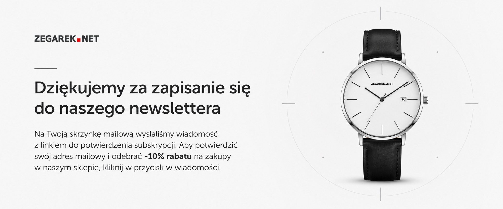 Zapis do newslettera ZEGAREK.NET