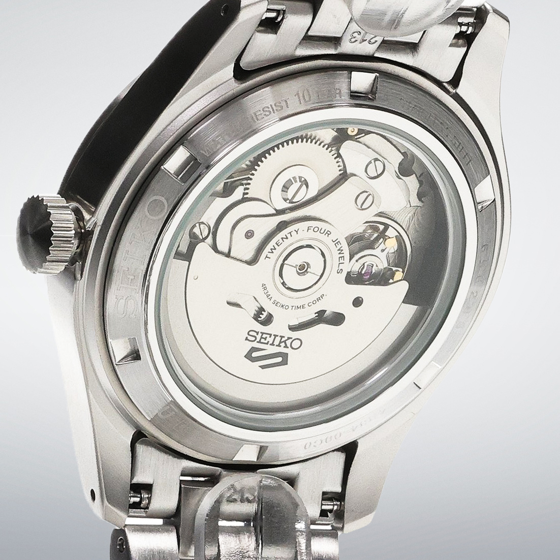 Przeszklony dekiel Seiko 5 Sports Automatic Field GMT