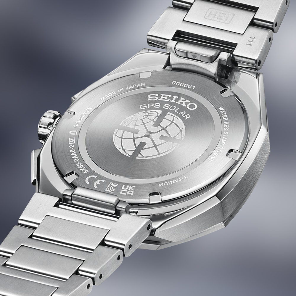 Dekiel zegarka Seiko Astron GPS Solar Dual-Time Chronograph