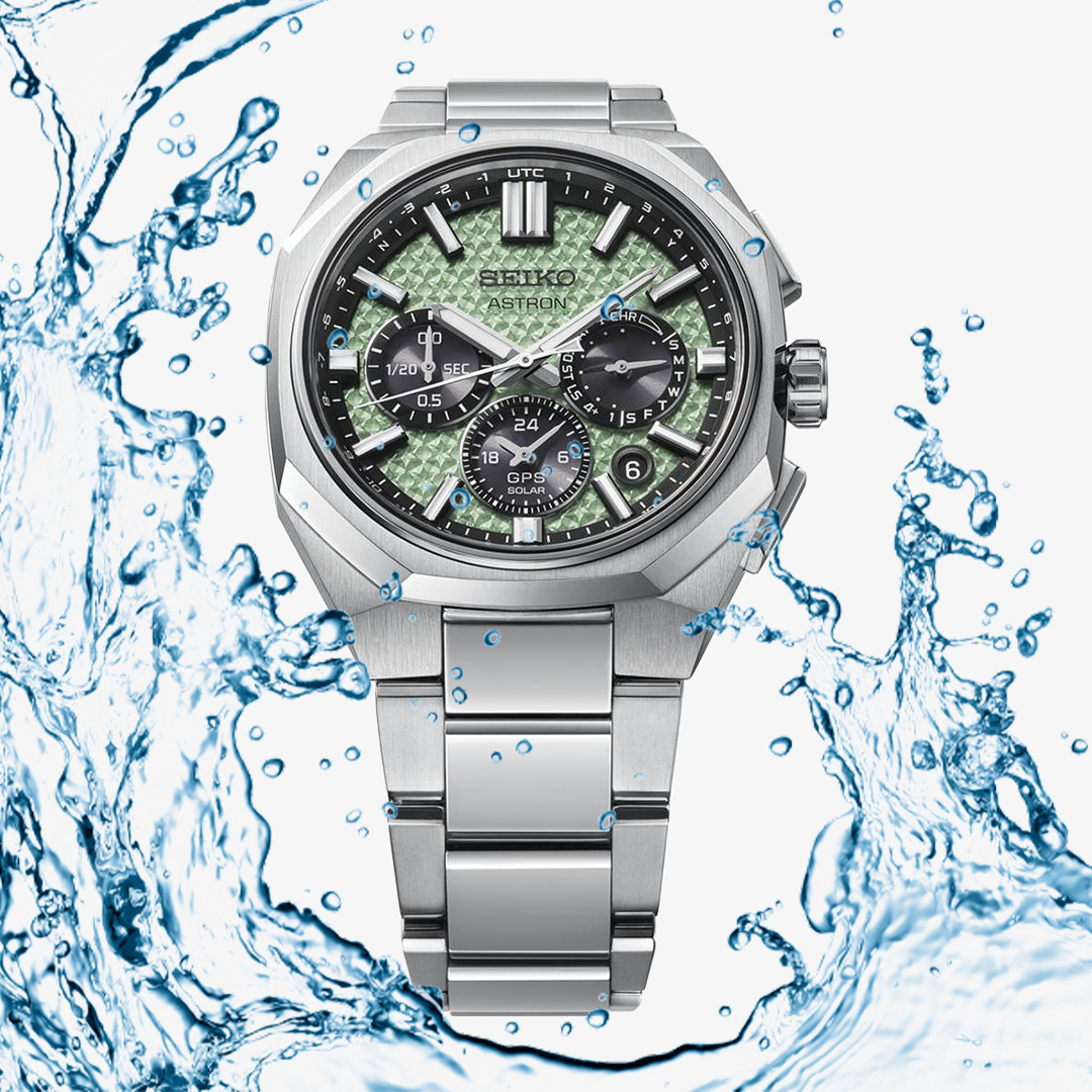 Seiko Astron GPS Solar Dual-Time Chronograph HAB005J1 wodoszczelny do 100 metrów