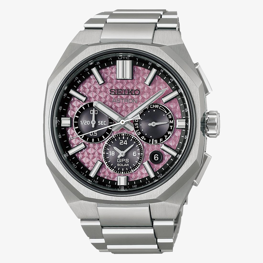 Seiko Astron GPS Solar Dual-Time Chronograph HAB006J1 ze zintegrowaną bransoletą