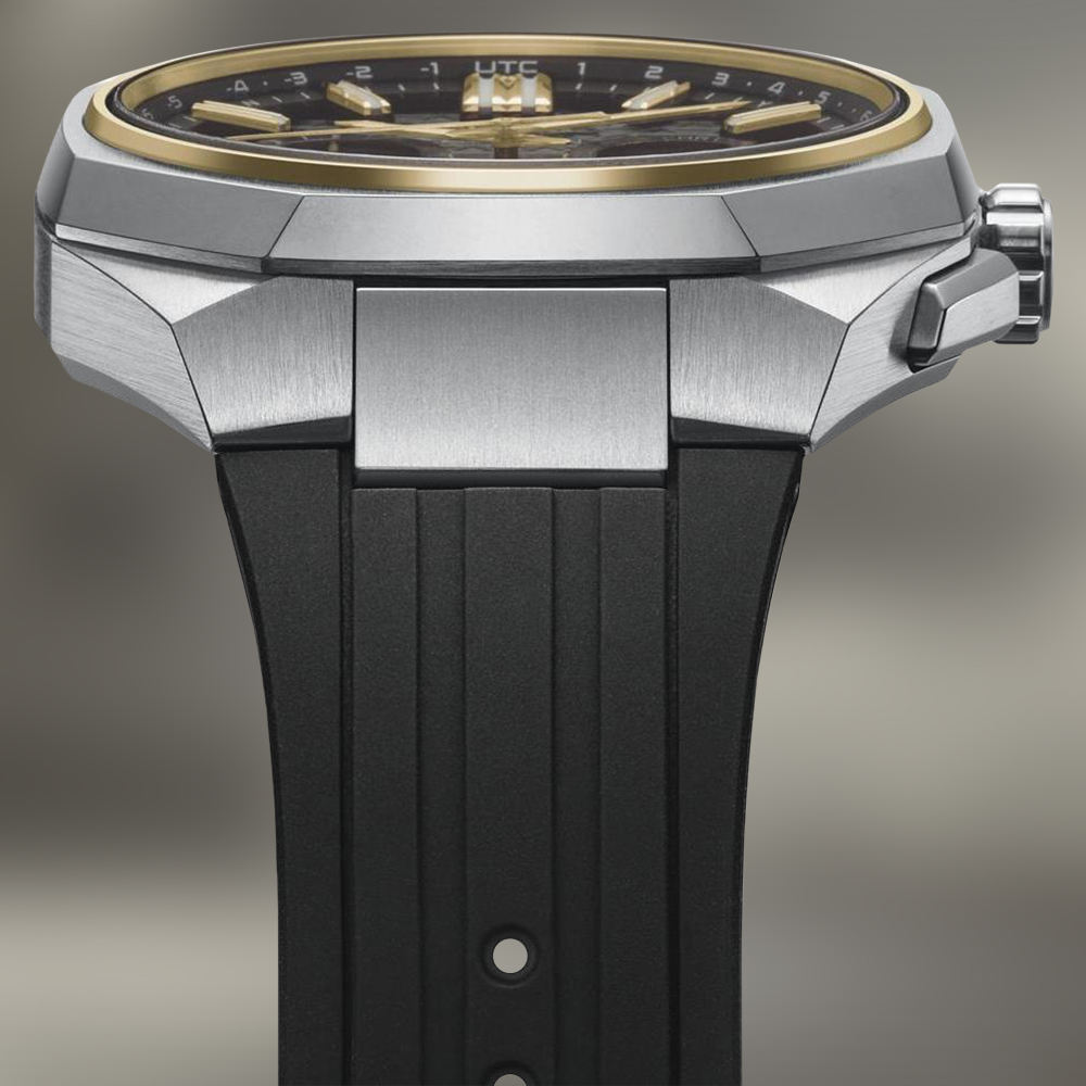 Zegarek Seiko Astron GPS Solar Dual-Time Chronograph na gumowym pasku