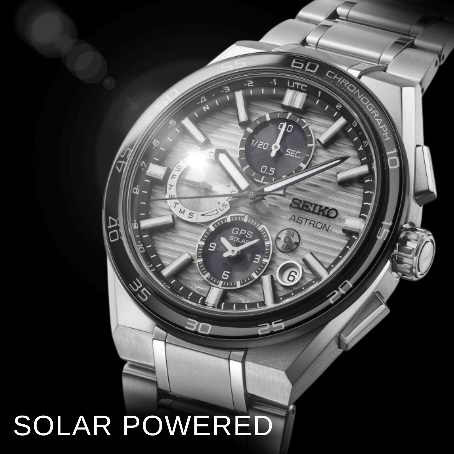 Zegarek Seiko Astron GPS Solar SSH177J1 zasilany energią słoneczną